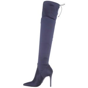 JESSICA SIMPSON Knee High Satin Boots